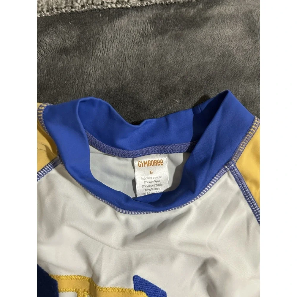 Gymboree Race car Two Piece Swim Trunks Set Size 6